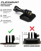 Flexmount RiderMounts, soporte flexible para cámara de acción (3)