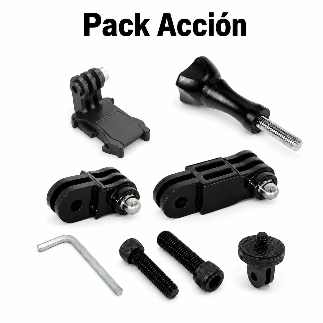 Pack Acción -  Sujeción y ajuste de la cámara