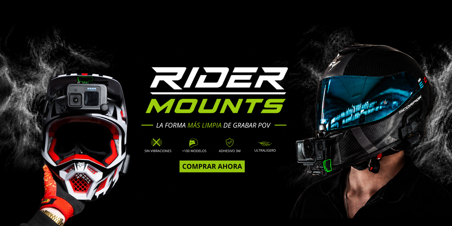 RiderMounts — Soporte de barbilla para casco