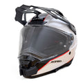 Casco ACERBIS ATTACK con el soporte de mentonera RiderMounts instalado