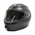 Casco AGV K6 S con el soporte de mentonera RiderMounts instalado