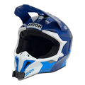Casco AIROH WRAAAP con el soporte de mentonera RiderMounts instalado