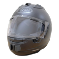 Casco ARAI RX-7V EVO con el soporte de mentonera RiderMounts instalado