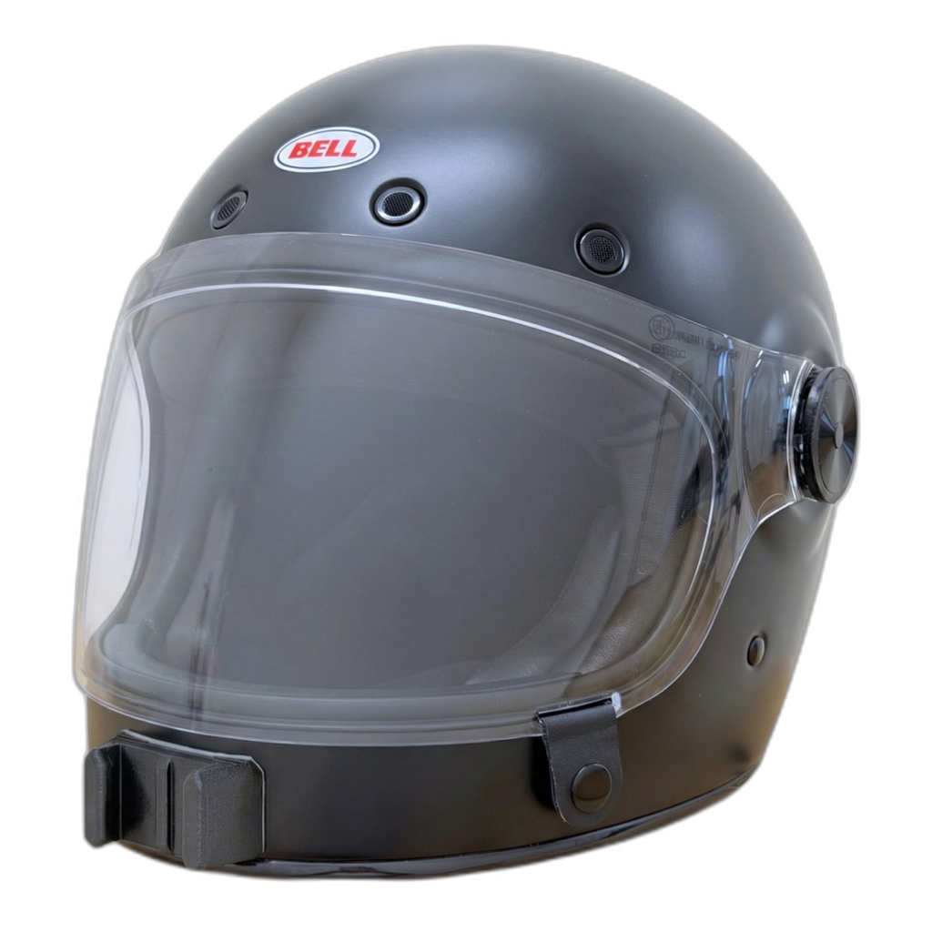 Casco BELL BULLIT GT con el soporte de mentonera RiderMounts instalado