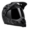 Casco BELL MX-9/MX-9 ADVENTURE con el soporte de mentonera RiderMounts instalado