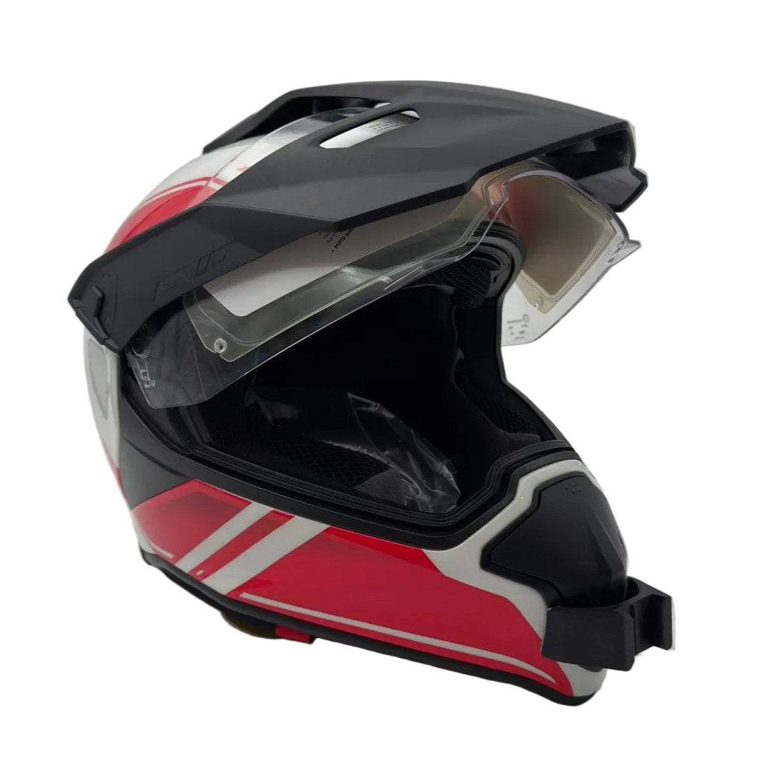 Casco BMW GS CARBON EVO con el soporte de mentonera RiderMounts instalado