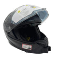 Casco BMW SYSTEM 7 con el soporte de mentonera RiderMounts instalado