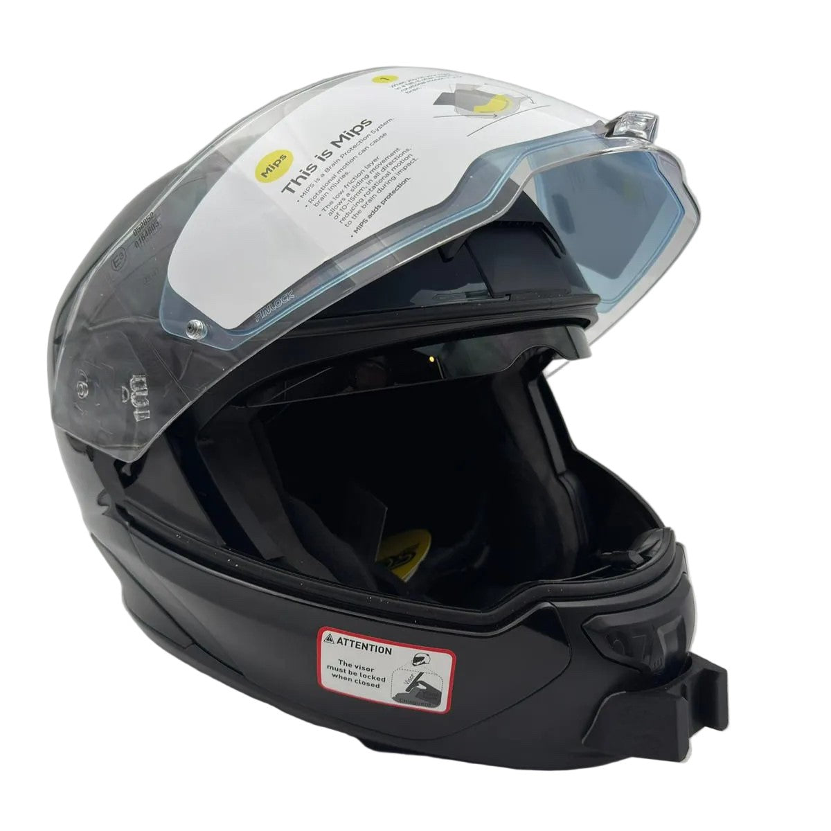 Casco BMW SYSTEM 7 con el soporte de mentonera RiderMounts instalado