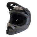 Casco FOX RAMPAGE RS con el soporte de mentonera RiderMounts instalado