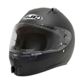Casco HJC C10 con el soporte de mentonera RiderMounts instalado