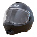 Casco HJC F100 con el soporte de mentonera RiderMounts instalado