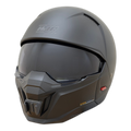 Casco HJC i20 con el soporte de mentonera RiderMounts instalado
