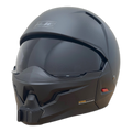 Casco HJC I20N con el soporte de mentonera RiderMounts instalado