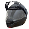 Casco HJC i80 con el soporte de mentonera RiderMounts instalado