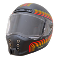 Casco HJC V10 con el soporte de mentonera RiderMounts instalado
