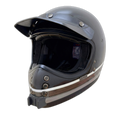 Casco HJC V60 con el soporte de mentonera RiderMounts instalado