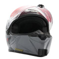 Casco KYT R2R con el soporte de mentonera RiderMounts instalado