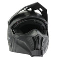 Casco LS2 DRIFTER OF606 con el soporte de mentonera RiderMounts instalado