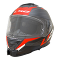 Casco LS2 STORM 2 FF800 con el soporte de mentonera RiderMounts instalado