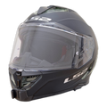Casco LS2 STORM 3 FF818 con el soporte de mentonera RiderMounts instalado
