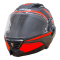 Casco LS2 VALIANT 2 FF900 con el soporte de mentonera RiderMounts instalado