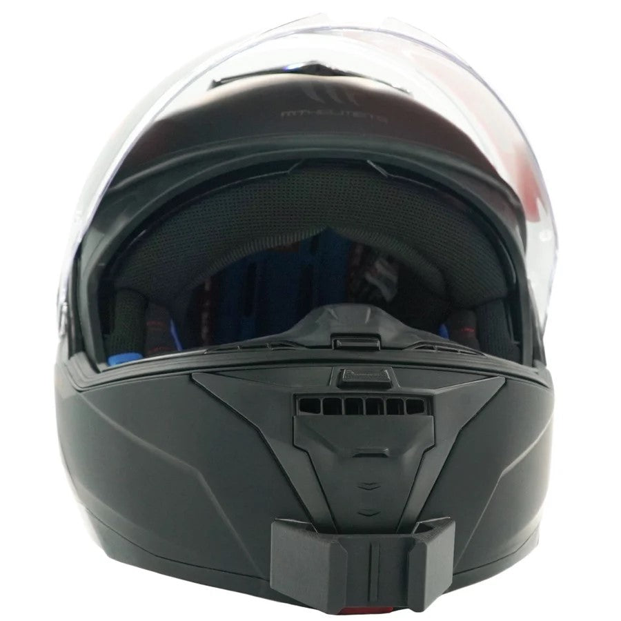 Casco MT HELMETS ATOM 2 SV con el soporte de mentonera RiderMounts instalado