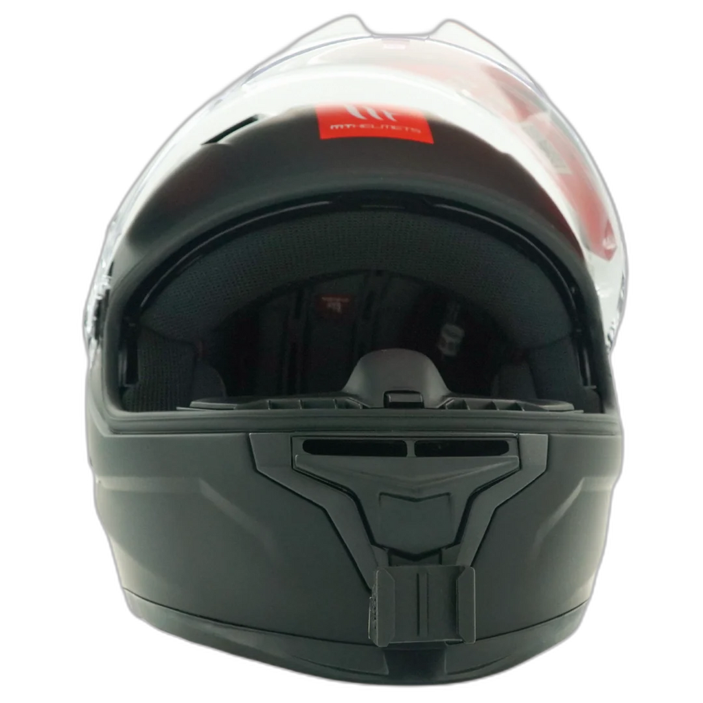 Casco MT HELMETS BRAKER SV con el soporte de mentonera RiderMounts instalado
