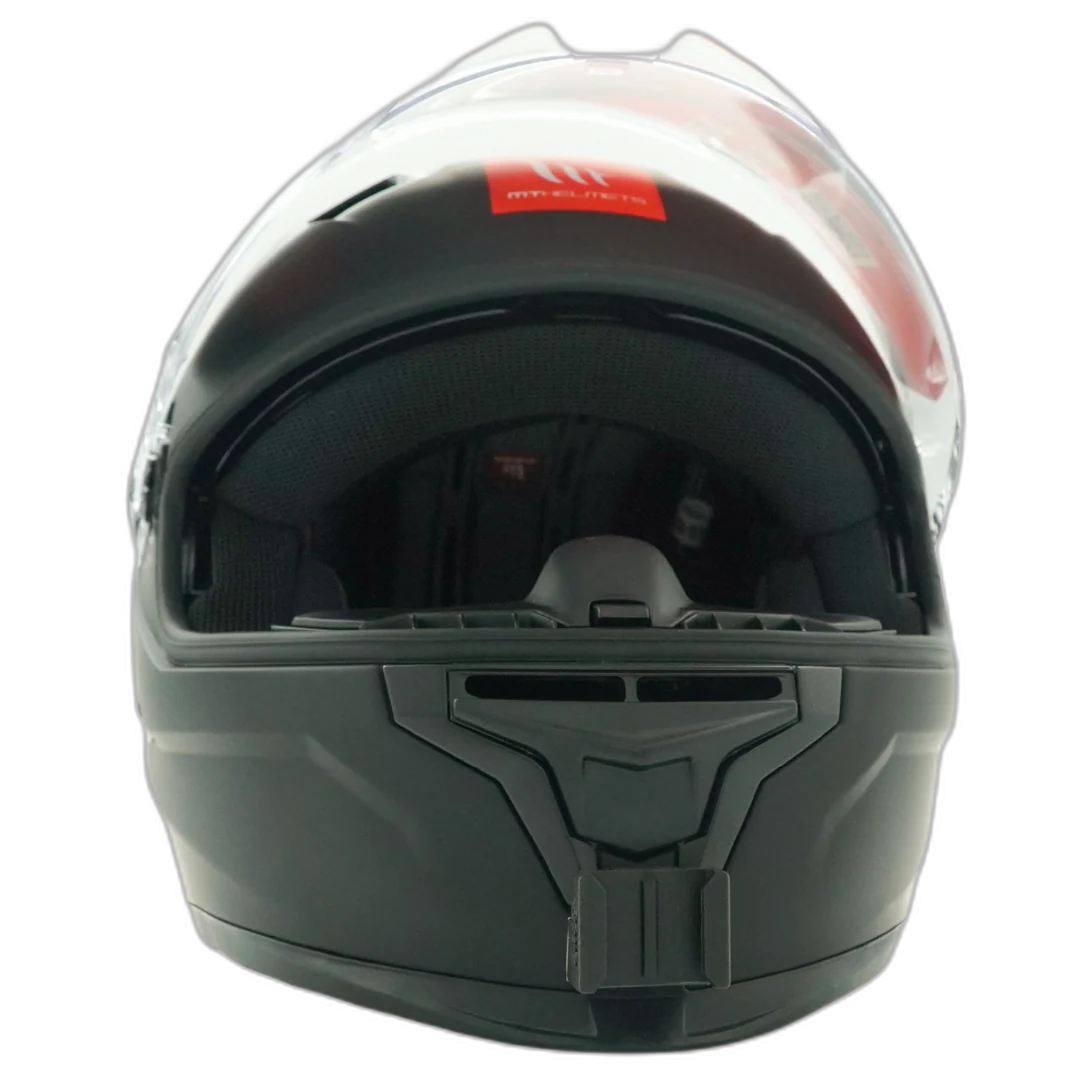Casco MT HELMETS BRAKER SV con el soporte de mentonera RiderMounts instalado
