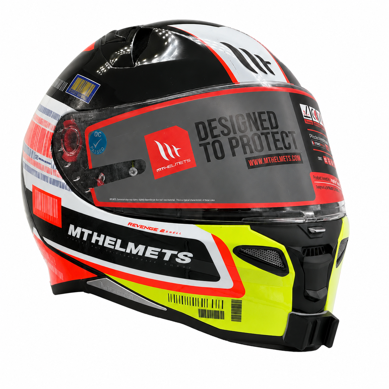 Casco MT HELMETS REVENGE 2 con el soporte de mentonera RiderMounts instalado