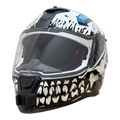 Casco NEXX SX.100 con el soporte de mentonera RiderMounts instalado