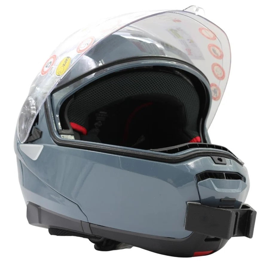 Casco NOLAN N100-5 con el soporte de mentonera RiderMounts instalado