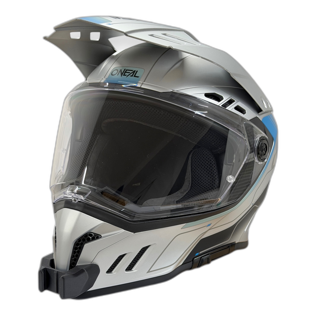 Casco O'NEAL SIERRA RS con el soporte de mentonera RiderMounts instalado