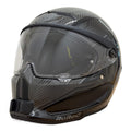 Casco RUROC ATLAS TRACK con el soporte de mentonera RiderMounts instalado