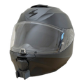 Casco SCORPION EXO 391 con el soporte de mentonera RiderMounts instalado
