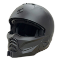 Casco SCORPION EXO-COMBAT 2 con el soporte de mentonera RiderMounts instalado