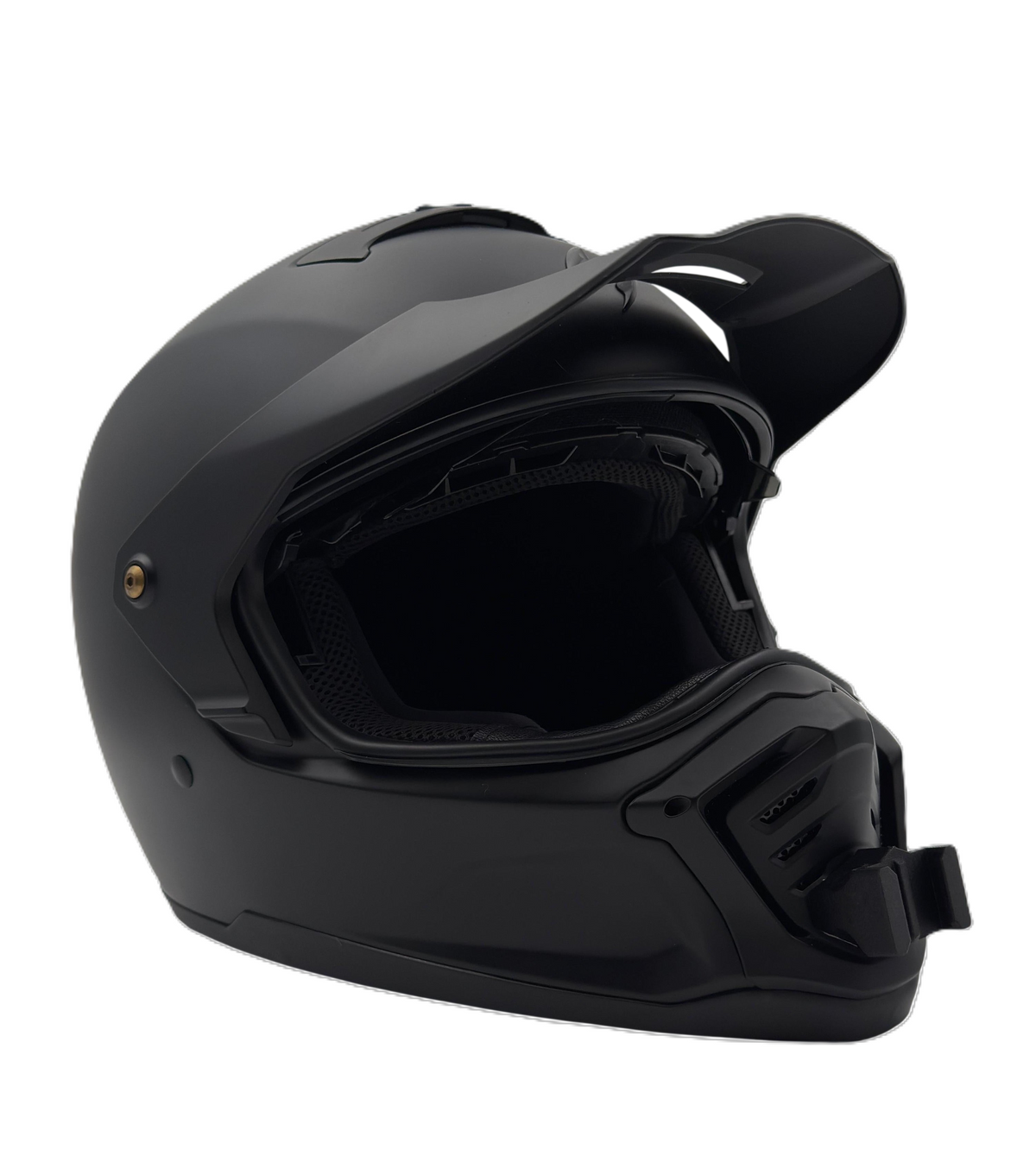 Casco SCORPION EXO-HX1 con el soporte de mentonera RiderMounts instalado