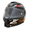 Casco SCORPION EXO-RACE AIR con el soporte de mentonera RiderMounts instalado