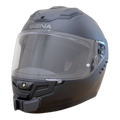 Casco SENA PHANTOM con el soporte de mentonera RiderMounts instalado