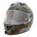 Casco SHARK AERON GP con el soporte de mentonera RiderMounts instalado