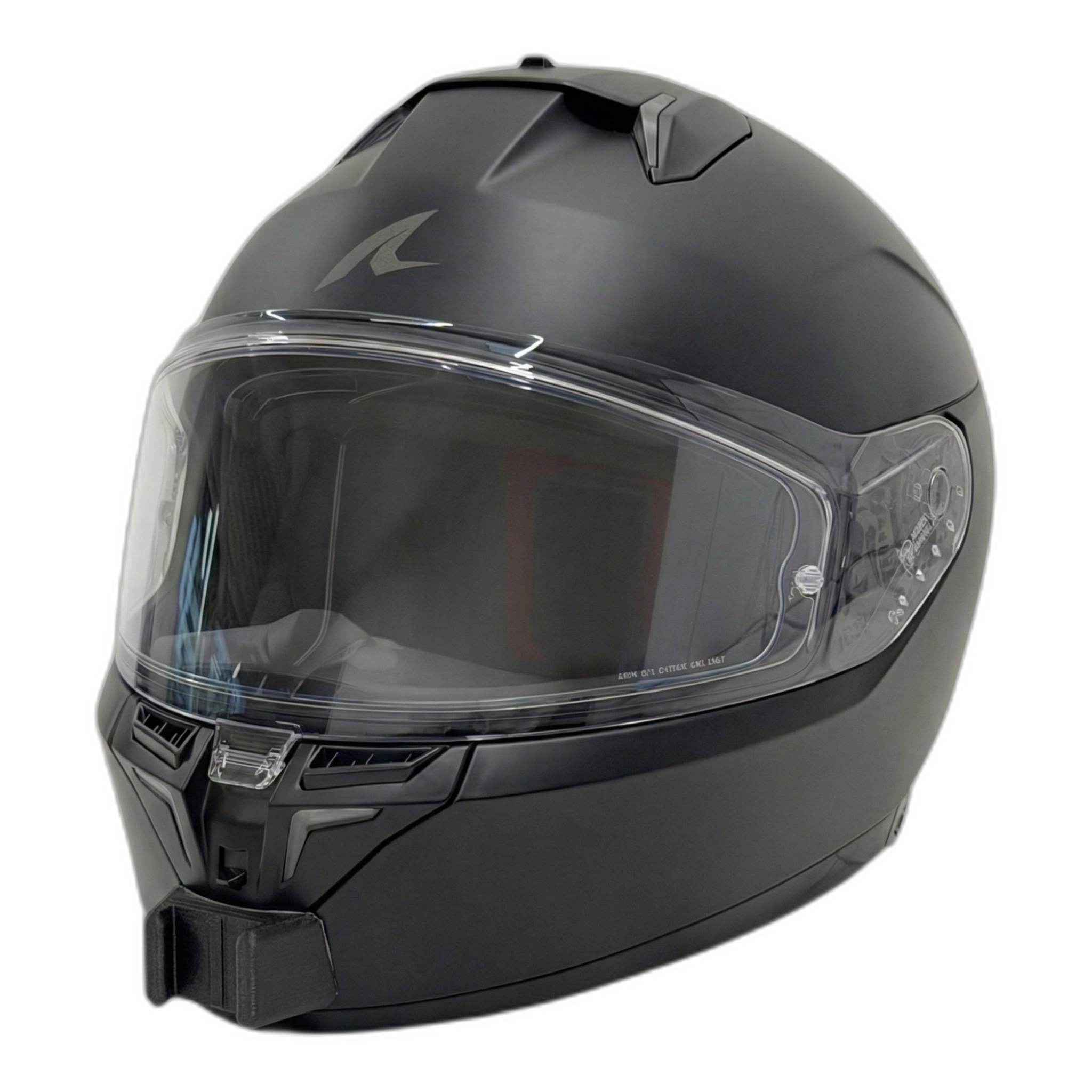 Casco SHARK D-SKWAL 3 con el soporte de mentonera RiderMounts instalado