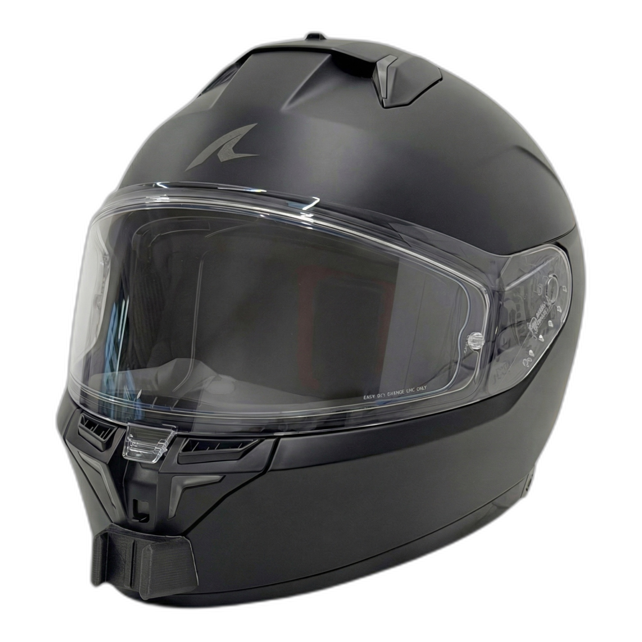 Casco SHARK SKWAL CUP con el soporte de mentonera RiderMounts instalado