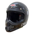 Casco SHOEI EX-ZERO con el soporte de mentonera RiderMounts instalado