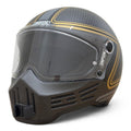 Casco SIMPSON M30 con el soporte de mentonera RiderMounts instalado
